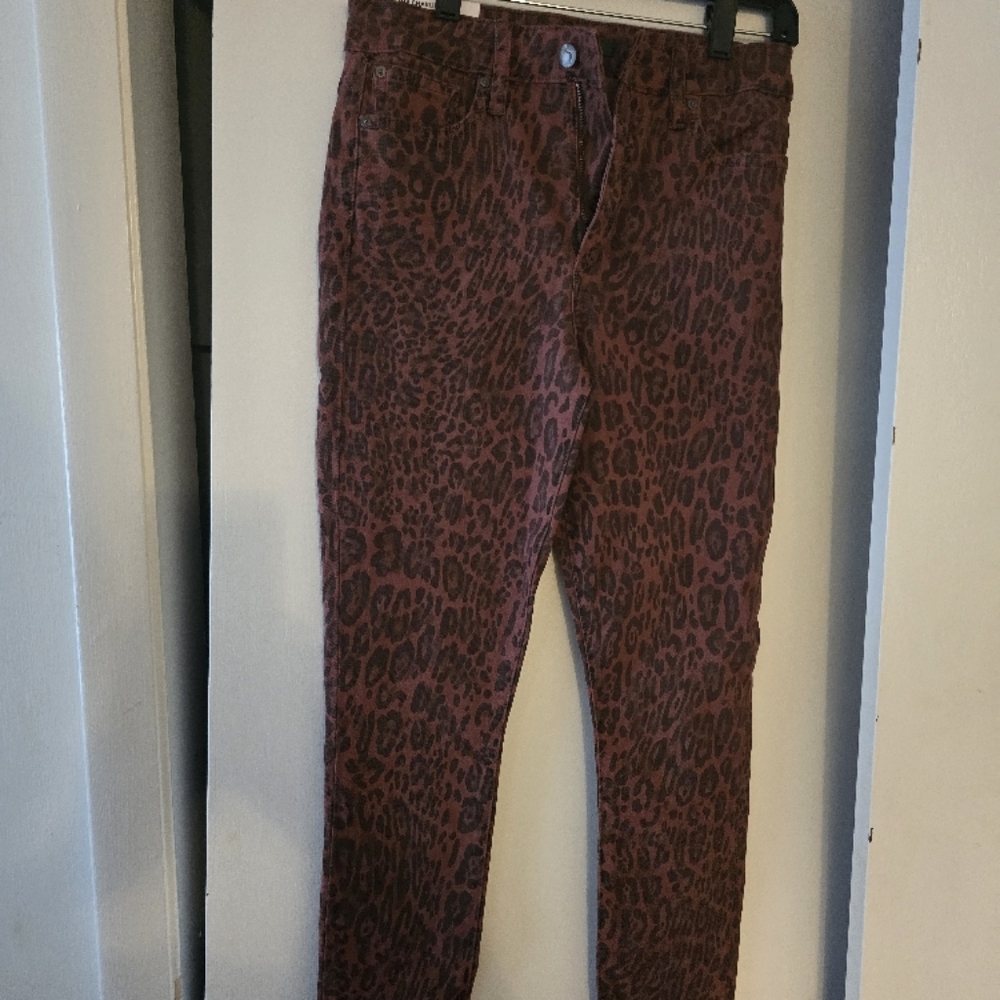 Leopard Print Women's Jeans